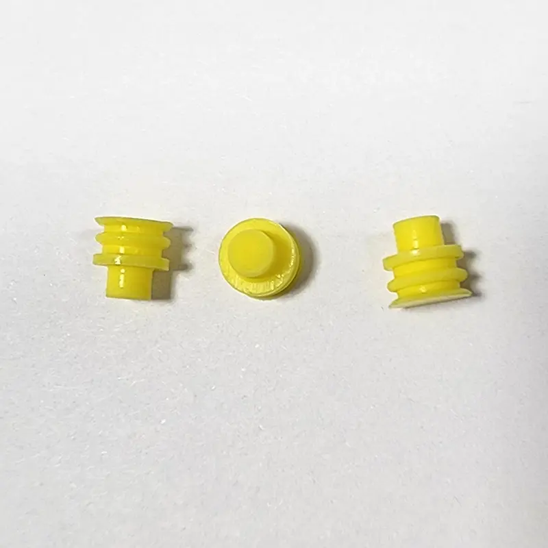 Plug de connecteur étanche jaune de 6 mm