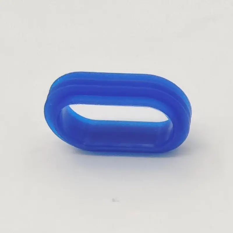 Joint de connecteur en silicone bleu